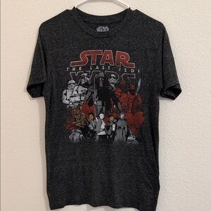 Star Wars The Last Jedi Charcoal T-Shirt